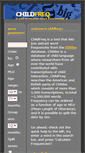 Mobile Screenshot of childfreq.sumsar.net